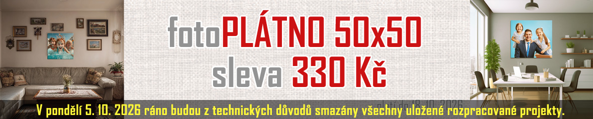 Fotoplátna z vašich fotek v akci