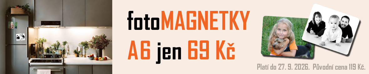 Akce na magnetky s fotkou