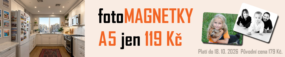 Akce na magnetky s fotkou