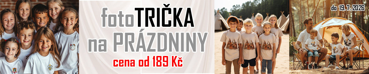Sleva na trička s vlastním potiskem