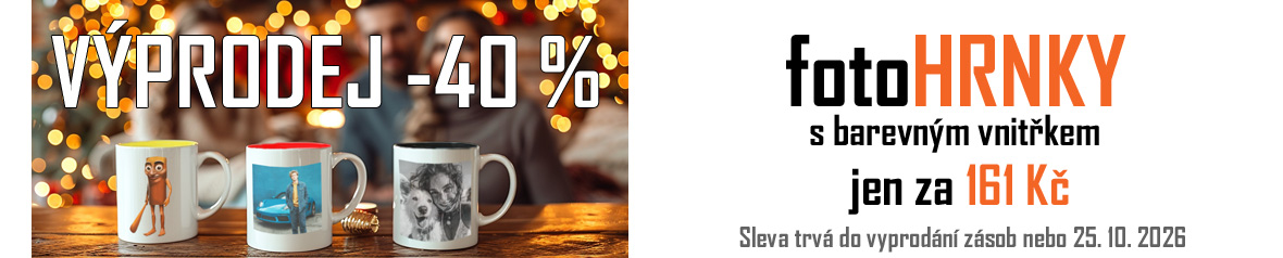 Sleva na fotohrnky 40 %