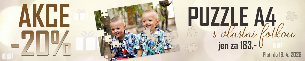 Sleva na fotopuzzle s vaším potiskem