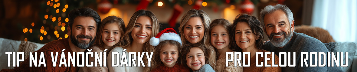 Tip na vánoční dárky pro celou rodinu