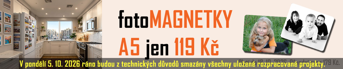 Akce na magnetky s fotkou