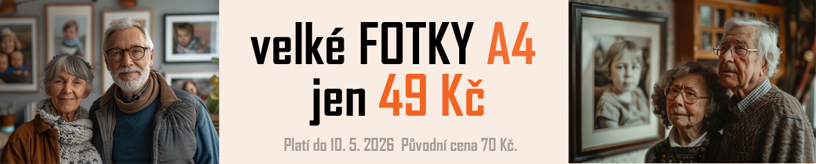 Akce na tisk velkých fotek