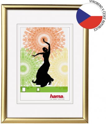 Hama rámeček plastový MADRID, zlatá, 10x15 cm