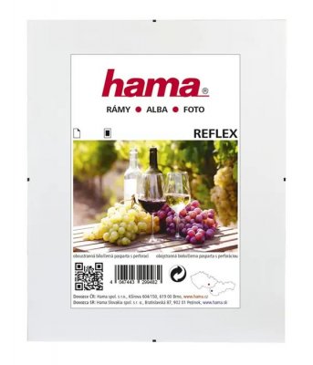 Hama Clip-Fix, normální sklo, 62x93 cm