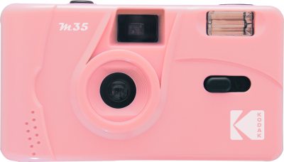 KODAK M35 růžový, analogový fotoaparát, fix-focus (1/120s, 31mm / 10.0)